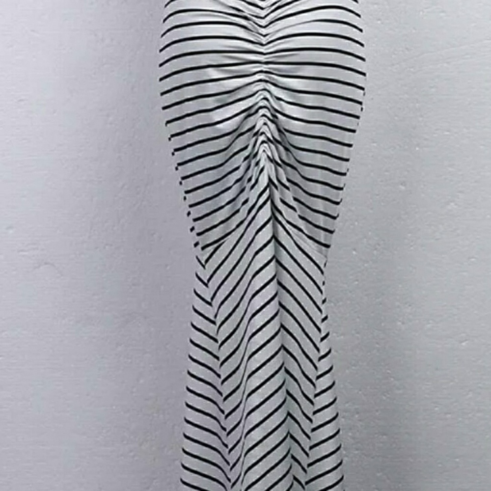 Striped Sexy boho Maxi long dress - Picture 4 of 8
